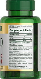 Nature's Bounty CoQ10, Supports Heart Health, Dietary Supplement, 200mg, 80 Rapid Release Softgels (Pack of 3)