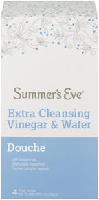 Summer's Eve Feminine Cleansing Douche, Variety Pack, Island Splash (4ct), Extra Cleansing Vinegar and Water (4ct) (2 of each)