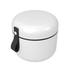 EZY DOSE Mini Vitamin Organizer, Multi Compartments, Portable and Compact Design, Easy Access Sliding Pill Dispenser, Supplement Organizer with Anti-Mix Design, Travel-Sized, White and Black, Medium