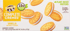Lenny & Larry's The Complete Cremes®, Sandwich Cookies, Vanilla, Vegan, 5g Plant Protein, 6 Cookies Per Pack (Box of 12), (Pack of 2)