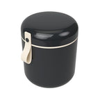 EZY DOSE Mini Vitamin Organizer, Multi Compartments, Portable and Compact Design, Easy Access Sliding Pill Dispenser, Supplement Organizer with Anti-Mix Design, Travel Friendly, Large, Black and Cream
