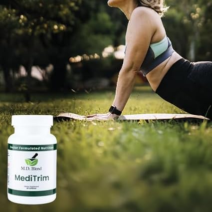 MediTrim Energy Supplements, Metabolism Booster, Supports Vitality, Satiety & Physique Goals, Smooth System Balance Green Coffee Bean, Apple Cider Vinegar, Hibiscus 270 Capsules (Pack of 3)
