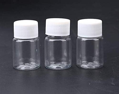 10PCS Empty Plastic Medicine Pill Bottle Container Solid Powder Medicine Chemical Bottles,20ML