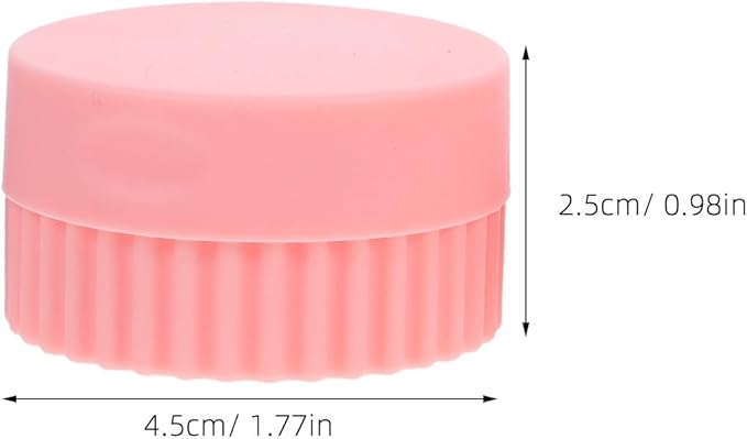 Veemoon 4pcs Silicone Travel Pill Organizer, Small Portable Medicine Box Set with Leak-Resistant Compartments for Supplements and Medication, Travel Size Pill Container for Daily Use