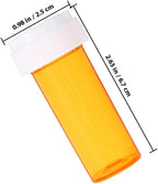 TEHAUX 10pcs Small Pill Bottle Organizer with Screw Cap, Portable Medicine Storage Case for Travel and Outdoor Use, Reusable Airplane Travel Essentials Container