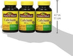 Nature Made Calcium 600 mg with Vitamin D3 for Immune Support, Tablets, 60 Count, helps support Bone Strength (Pack of 3)