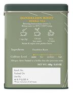 Luxmi Estates Pure Dandelion Herbal | Caffeine Free Detox Tea | Loose Leaf - 100g/3.52oz (50 Cups)
