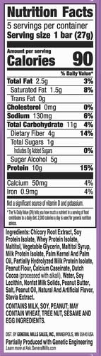 Protein One 90 Calorie Protein Bars, Peanut Butter Chocolate, Keto Friendly, 4.8 oz per box, 5 Ct (Pack of 4)
