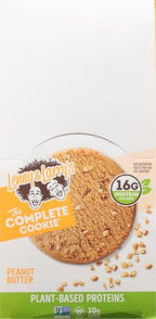 Lenny & Larry's The Complete Cookie, Peanut Butter, Soft Baked, 16g Plant Protein, Vegan, Non-GMO, 4 Ounce Cookie (Pack of 24)