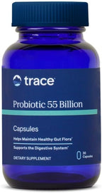 Trace Minerals Probiotic 55 Billion - High-Potency Probiotic for Small & Large Intestine Support - Age-Related Gut Support - Delayed Release Technology - Gluten-Free - 30 Count (30 Servings)