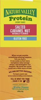 Nature Valley Protein Chewy Snack Bars, Salted Caramel Nut, 15 Bars, 21.3 oz