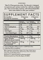 Arrae Tone Gummies – Creatine Monohydrate 5g for Women – Support Lean Muscle, Strength & Recovery – Sour Green Apple Flavor – 90 Count