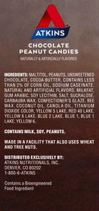 Atkins Endulge Chocolate Peanut Candies, Dessert Favorite, 0g Sugar, 20 Count