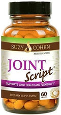 Suzy Cohen Joint Script Joint Support Supplement with Hyaluronic Acid, C3 Curcumin Turmeric Extract, MSM, Collagen Peptides, Ginger, and Boswellia for Maximum Flexibility, Tendon and Cartilage Health