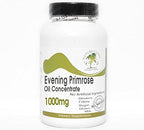 Evening Primrose Oil Concentrate 1000mg ~ 200 Capsules - No Additives ~ Naturetition Supplements