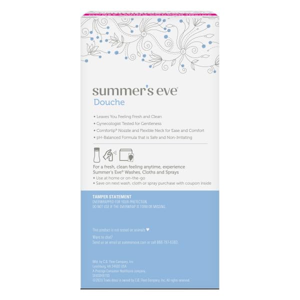 Summer's Eve Douche Extra Cleansing Vinegar & Water 2 Ct (Pack of 15)