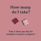 Chewsy - Women's Multivitamin Chews - Immune and Energy Support, Vitamins C, B12, A, D, E, Folic Acid, Probiotics, Biotin - 6-Day Supply