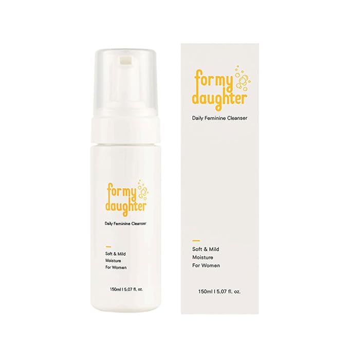 for my daughter Moisture Feminine Wash | Gentle Foam Wash with HPA Complex & | pH Balanced for Intimate Hygiene | Dermatologist-Tested – 150ml (5.07oz)