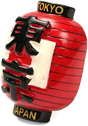 EatingBiting Tokyo Red Lantern Japan World Fridge Magnet 3D Resin Collection Travel Souvenir Tourist Gift Home and Kitchen Decoration Refrigerator Magnetic Sticker Decoration Refrigerator Gift
