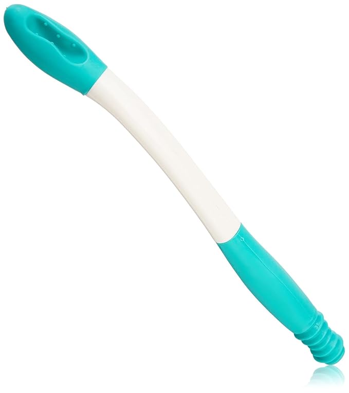 Essential Medical Supply Ergonomic Personal Hygiene Comfort Wipe Tool for Toilet Paper and Wet Wipes - 15in Long Reach Comfort Toilet Aid for Disabled and Elderly, Butt Wiper for Handicap Individuals