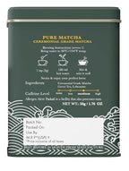 Luxmi Estates - Pure Matcha - Ceremonial Grade Matcha Powder - 50g | Organic, Stone-Ground Matcha Tea, Rich in Antioxidants | Authentic Zen Tea Experience