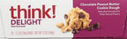 think! Delight, Keto Protein Bars, Healthy Low Carb, Gluten Free Snack - Chocolate Peanut Butter Cookie Dough, 10 Count (Packaging May Vary) (Pack of 2)