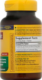 Nature Made Vitamin D3 1000 IU (25 mcg), Vitamin D Supplement for Bone, Teeth, Muscle and Immune Health Support, 300 Tablets, 300 Day Supply, (Pack of 2)