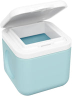 Equadose Magnetic Silicone Storage Container, Modular Supplement & Travel Organizer, Reusable Soft Silicone Vitamin Jar, Fridge-Mountable, Deep Capacity, Secure Flip Lids, Teal, BPA-Free