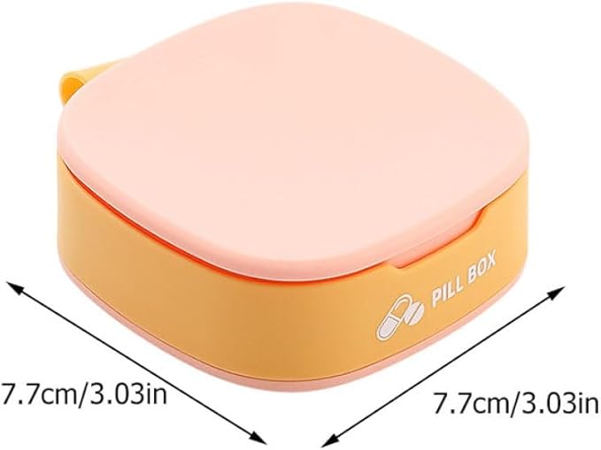 Portable Pill Organizer 3pcs Silicone Sealed Vitamin Container Mini Travel Medicine Case for Outdoor Use, Compact Medicine Storage Box for Daily Pills and Supplements