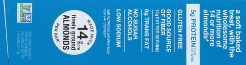 KIND Soft Baked Squares, Chocolate Almond Flour Brownie, Healthy Snack Bars, Gluten Free, 5g Protein, 6 Count (Pack of 2)