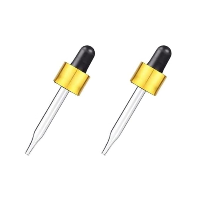 Deve Herbes Pure Safflower Oil (Carthamus tinctorius) with Glass Dropper Cold Pressed (Pack of Two) 100ml X 2 (6.76 oz)