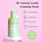 Pixie Feminine Wash – Healthy Foaming Cleaner with Natural Ingredients – More Foam Wash in Bottle Than Any Other Brand – pH Balanced & Plant Based – for Your Menstrual Cups and Discs, 2.5 Fluid oz