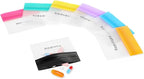 EZY DOSE Reusable 7-Day Pill Pouch Set, Durable Multi-Purpose Travel-Sized Baggies, Includes Days of The Week Labels w/Color for Easy Identification, Silicone Storage, Clear, BPA Free, TSA Approved