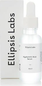 Hyaluronic Acid Serum by Ellipsis Labs – Vegan-Friendly Facial Serum for Intense Hydration and Moisture, Improves Elasticity, Softens Skin, Non-Greasy Formula for All Skin Types, 1 Fl Oz
