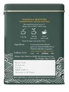 Luxmi Estates Vanilla Matcha with Priobiotics (50 g) Organic Matcha Tea, Rich in Antioxidants, Tea for Relaxing