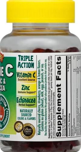 L'il Critters Gummies Immune C Plus Zinc and Vitamin D 60 Ea