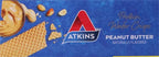 Atkins Peanut Butter Protein Wafer Crisps, Protein Dessert, 4g Net Carb, 1g Sugar, Keto Friendly, 5 Count (Pack of 4)