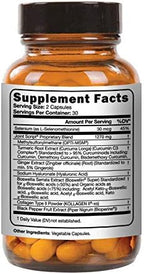 Suzy Cohen Joint Script Joint Support Supplement with Hyaluronic Acid, C3 Curcumin Turmeric Extract, MSM, Collagen Peptides, Ginger, and Boswellia for Maximum Flexibility, Tendon and Cartilage Health