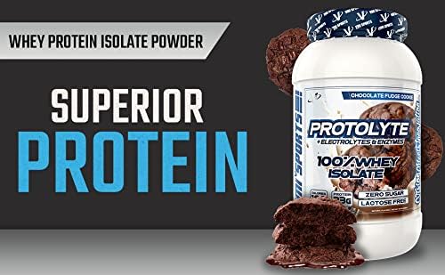 VMI Sports | ProtoLyte Whey Isolate Protein Powder | Low Calorie Whey for Weight Loss and Muscle Gain | Digestive Enzymes | Non-GMO (1.6 lb, Chocolate Fudge Cookie)