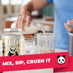 Underground Bio Labs Panda Fuel Premium Protein Whey,Hydrolyzed Collagen,Casein,Probiotics, Enzymes, Keto Friendly,Time Release, 25 Servings (2.5 Pound, Ice Cream Sundae Cone)