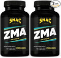 SNAC ZMA The Original Sleep & Recovery Supplement - Supports Muscle Recovery, Restful Sleep, Relaxation, Stress Relief and Immune Support with Magnesium, Zinc & Vitamin B6, 90 Veggie Capsules, 2 Pack