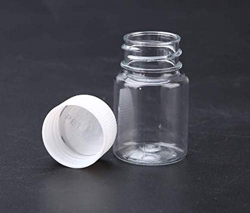 10PCS Empty Plastic Medicine Pill Bottle Container Solid Powder Medicine Chemical Bottles,20ML