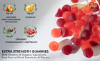 Apple Cider Vinegar Gummies with The Mother – Organic ACV + Pomegranate, Beetroot & B12 – Digestive, Detox & Energy Support – Vegan, Halal – 60 Gummies