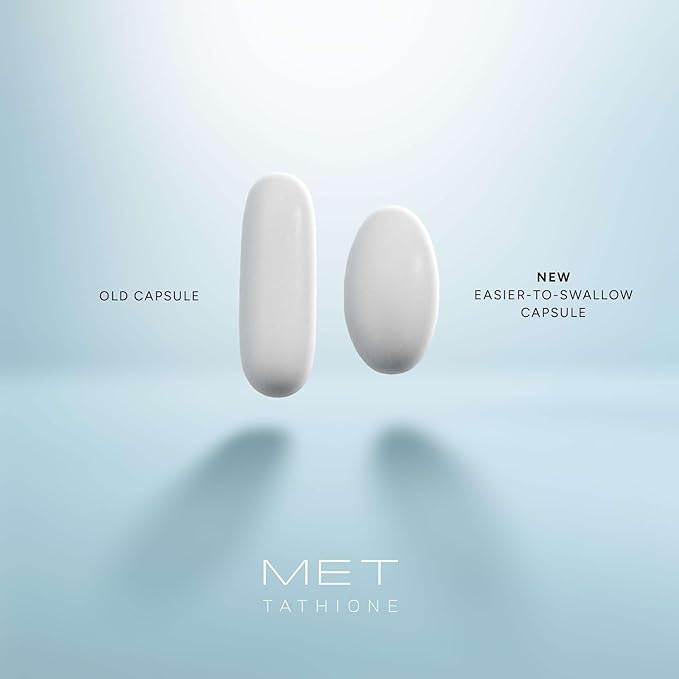 MET 500500mg Glutathione with Algatrium Softgel Capsules, White