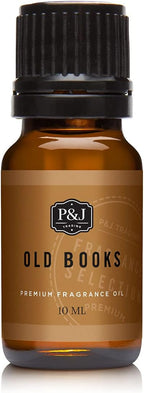 P&J Trading Fragrance Oil for Diffusers for Home - Old Books 10ml Fragrance Scents for Candle Making - Soap Making Supplies & Car Diffuser Scents