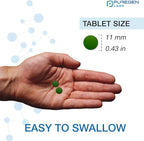 Puregen Labs Ferrous Gluconate 324 mg [High Potency] Iron Supplement, Gentle on Stomach - 100 Tablets