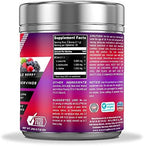 Amazing Muscle BCAA 2:1:1 Branched Chain Amino Acids - 6,000 MG - Promotes Lean Muscles - Supports Swifter Muscle Recovery - Enhances Endurance Levels (Wild Berry, 30 Servings)