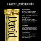 David High Protein Bars - 0g of Sugar, Low Carb, Gluten Free - 28g of Protein, 150 Calories - Variety 6 Pack (3x Peanut Butter Chocolate Chunk, 3x Chocolate Chip Cookie Dough