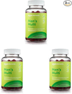 Amazon Elements - Men’s Organic Multivitamin, 90 Gummies (3 Gummies per Serving), Vegetarian, Gluten Free, Certified Organic (Previously Revly) (Pack of 3)