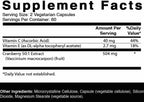 Oxify Cranberry Concentrate 50:1 Extract (504 mg) | 120 Vegetarian Capsules | Gluten-Free, Non-GMO | Supplement Made in USA